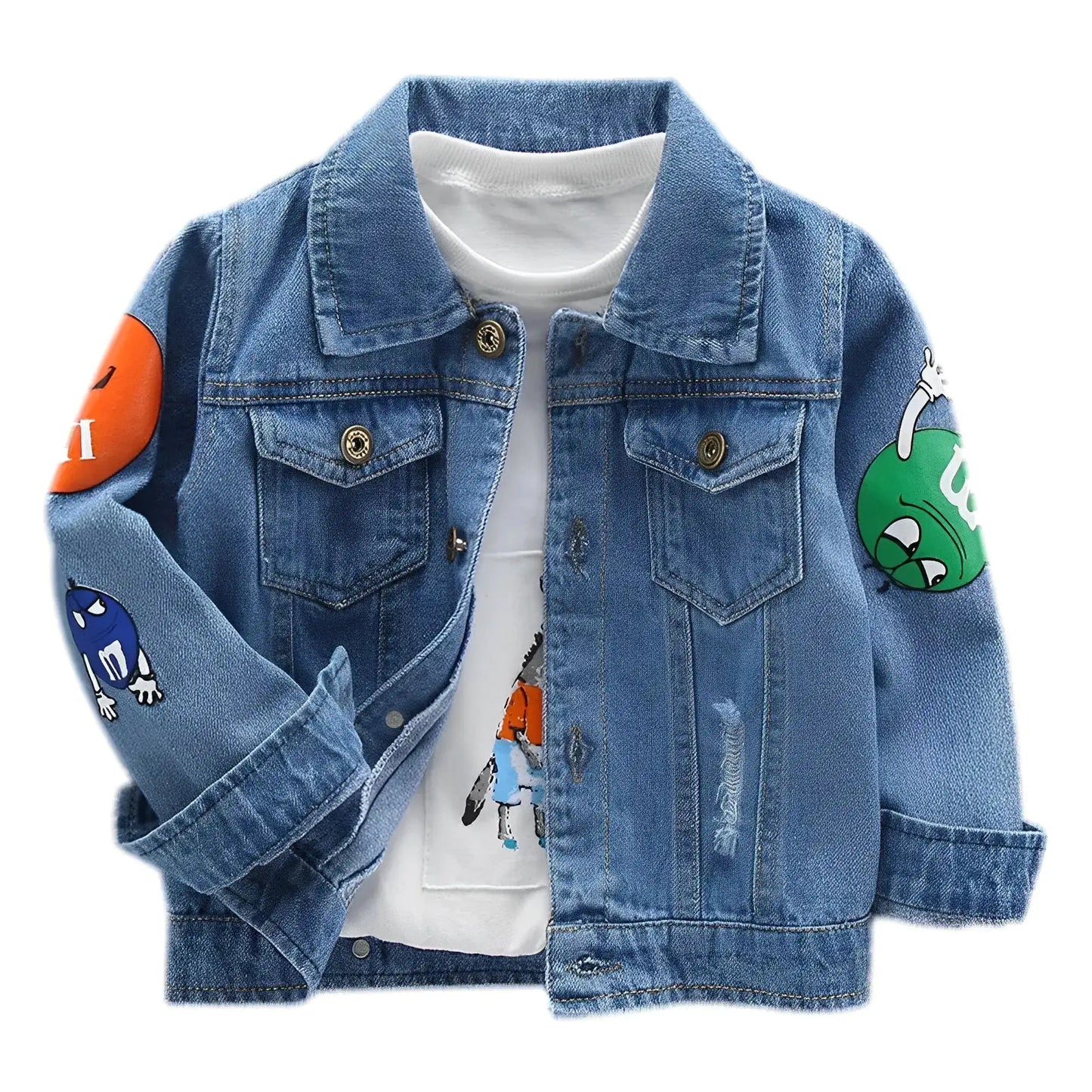 "MM" Jeans Jacket from Kinder Streetwear - The Little Big Store