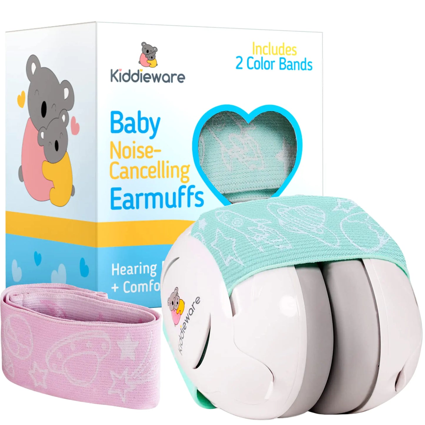 🟢 KiddieMuffs™ – Baby Noise Cancelling Headphones for Peaceful Sleep 👶🎧💤