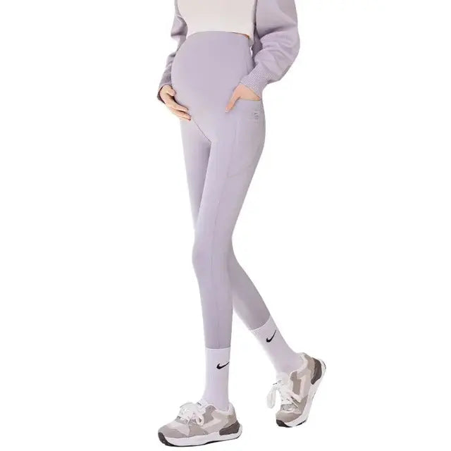 Maternity Leggings Adjustable Waist - The Little Big Store