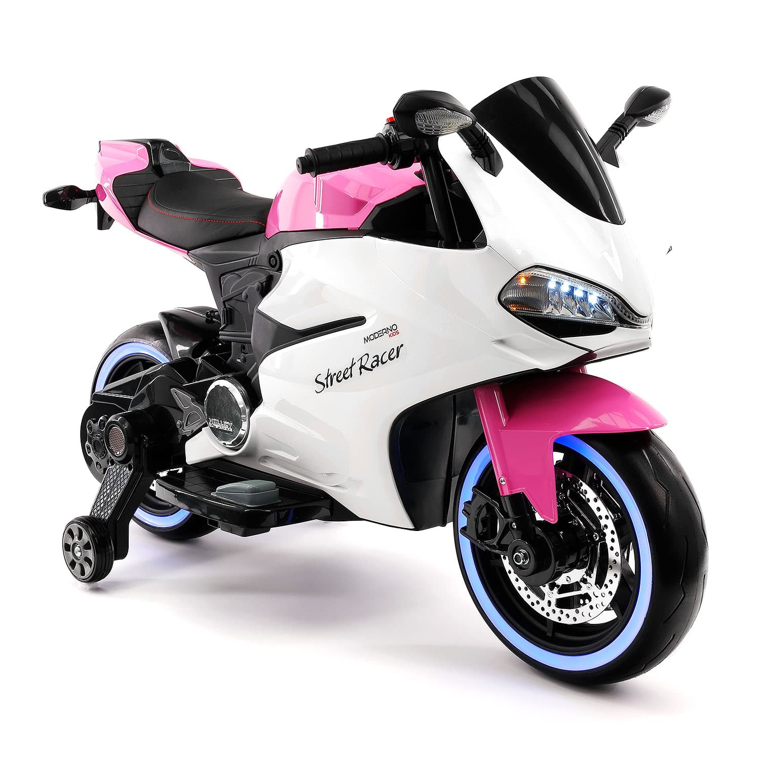 Street Racer 12V Electric Kids Ride-On Motorcycle | Pink - The Little Big Store