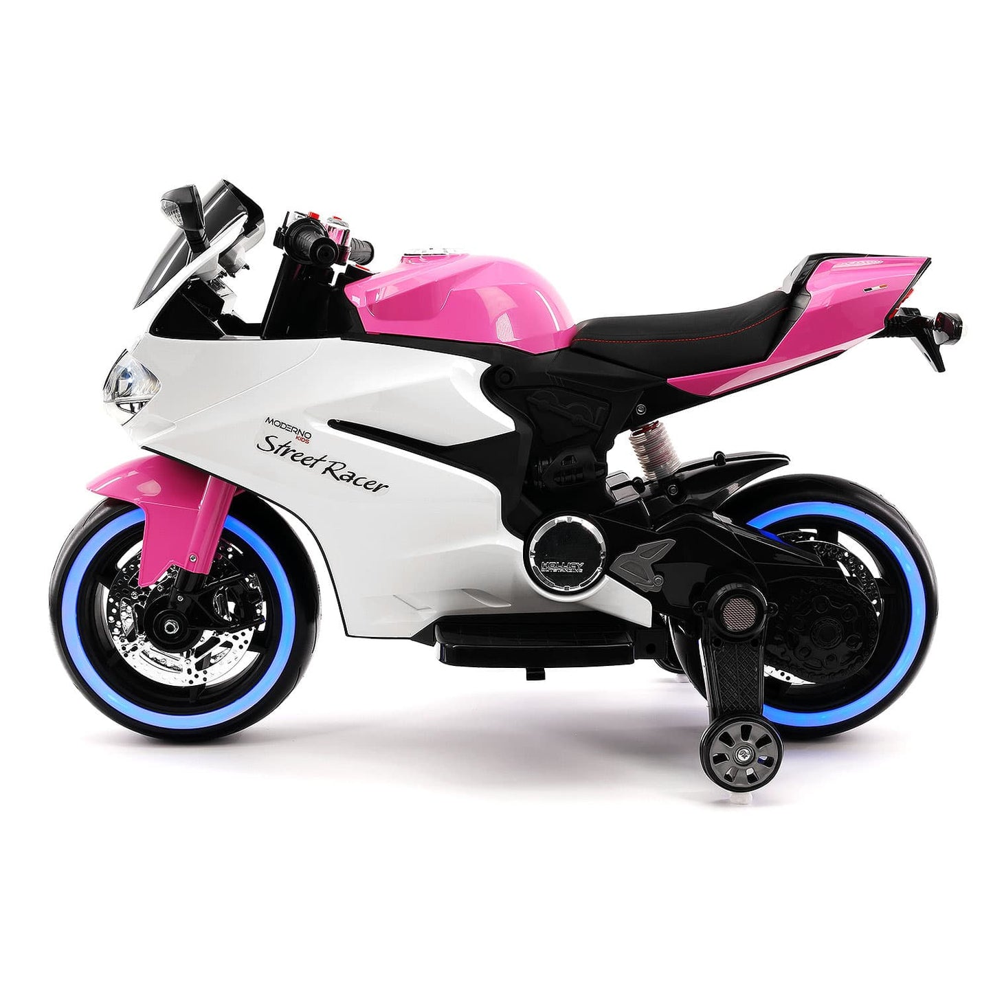 Street Racer 12V Electric Kids Ride-On Motorcycle | Pink - The Little Big Store