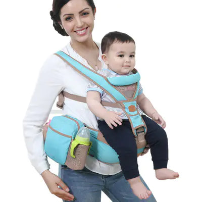 CarryEase™ Baby Waist Stool Carrier – 3-in-1 Ergonomic & Multifunctional Comfort Seat 👶🍼✨