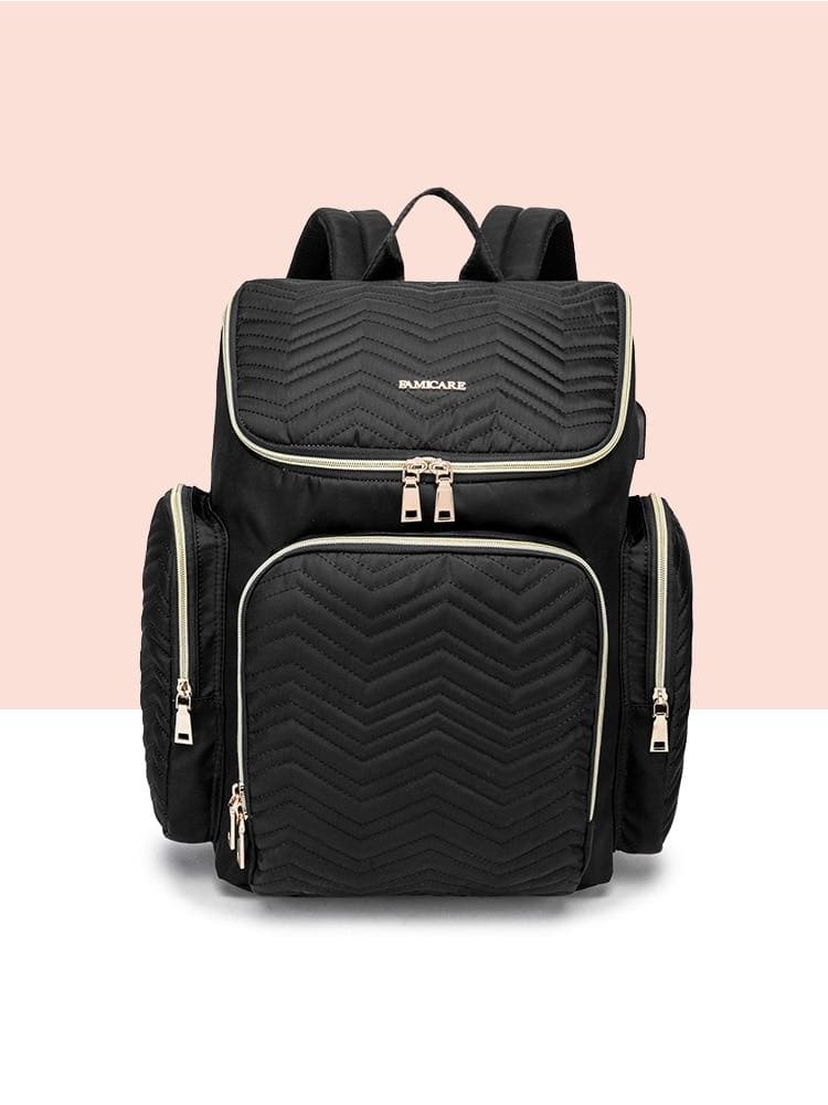 Smart Mom's Travel Companion: Large Capacity Baby Diaper Bag for On-the-Go Moms!