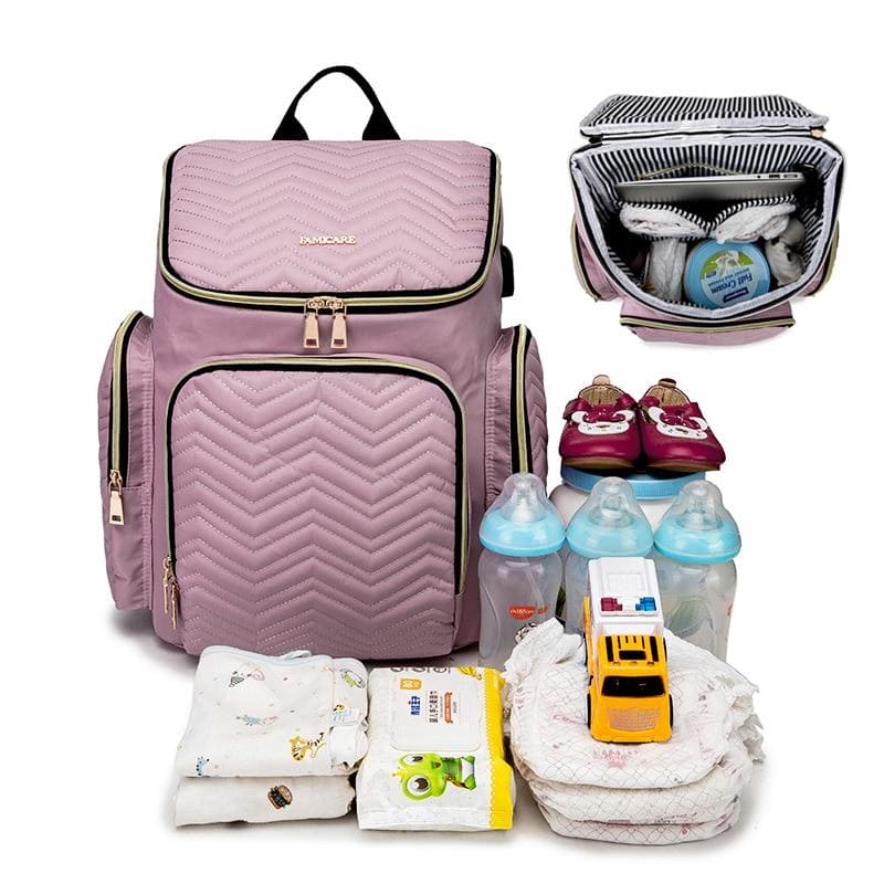 Ultimate Diaper Backpack: Stylish & Functional Baby Bag for Parents on the Go! - The Little Big Store