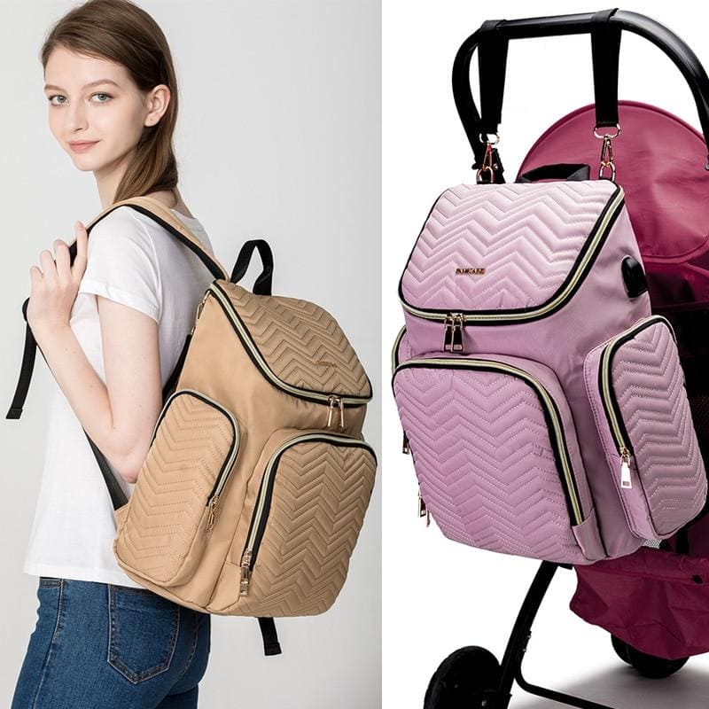 Ultimate Diaper Backpack: Stylish & Functional Baby Bag for Parents on the Go! - The Little Big Store