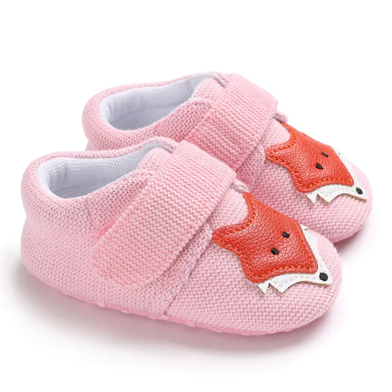 🐾 TinyToes Soft Sole Cartoon Baby Shoes 👣 – Cute & Comfy Footwear for 0-1 Year Old Infants