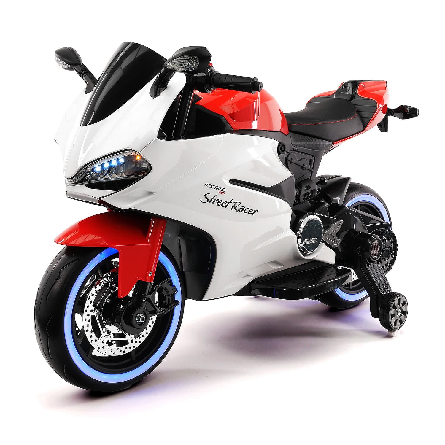 Street Racer 12V Electric Kids Ride-On Motorcycle | Red - The Little Big Store