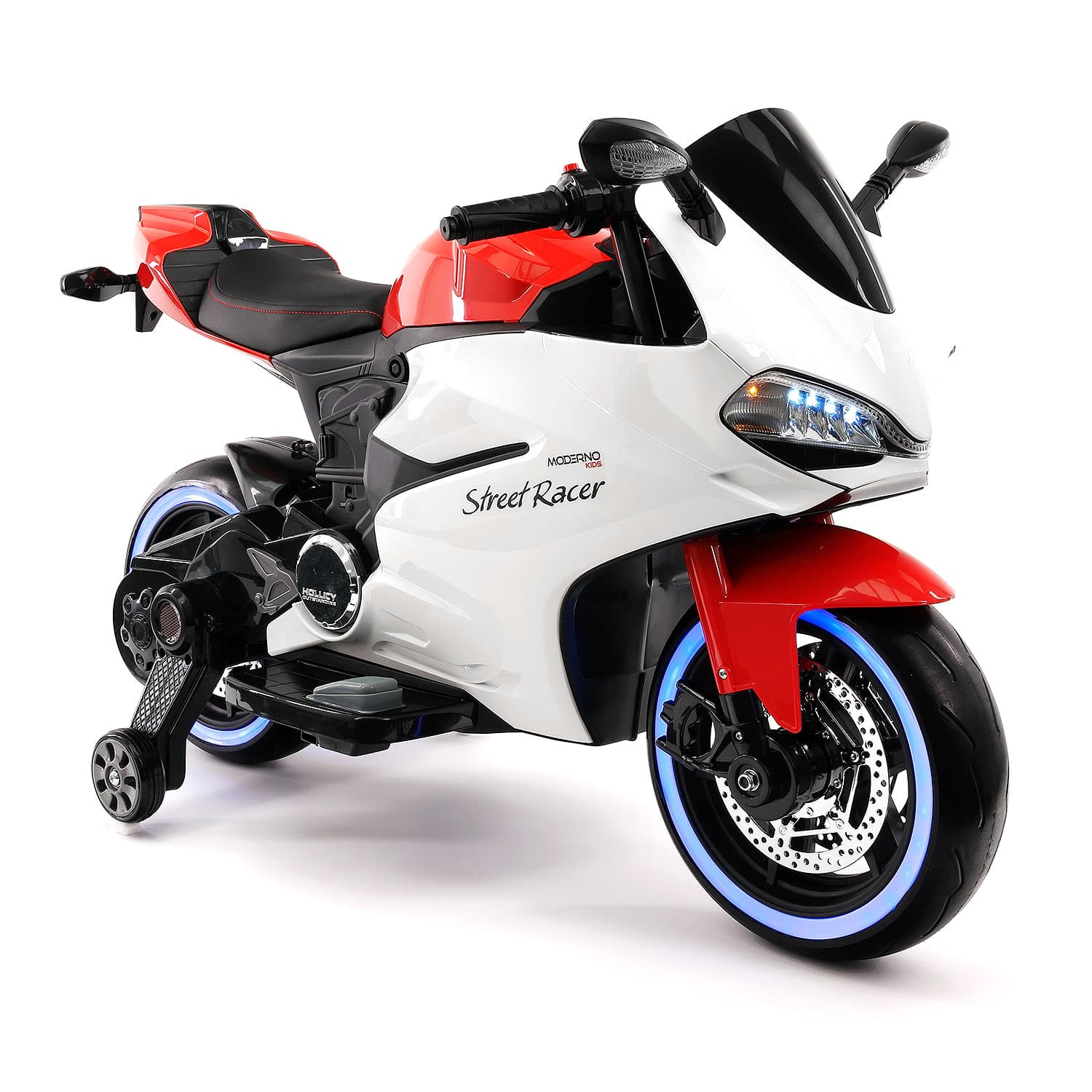Street Racer 12V Electric Kids Ride-On Motorcycle | Red - The Little Big Store