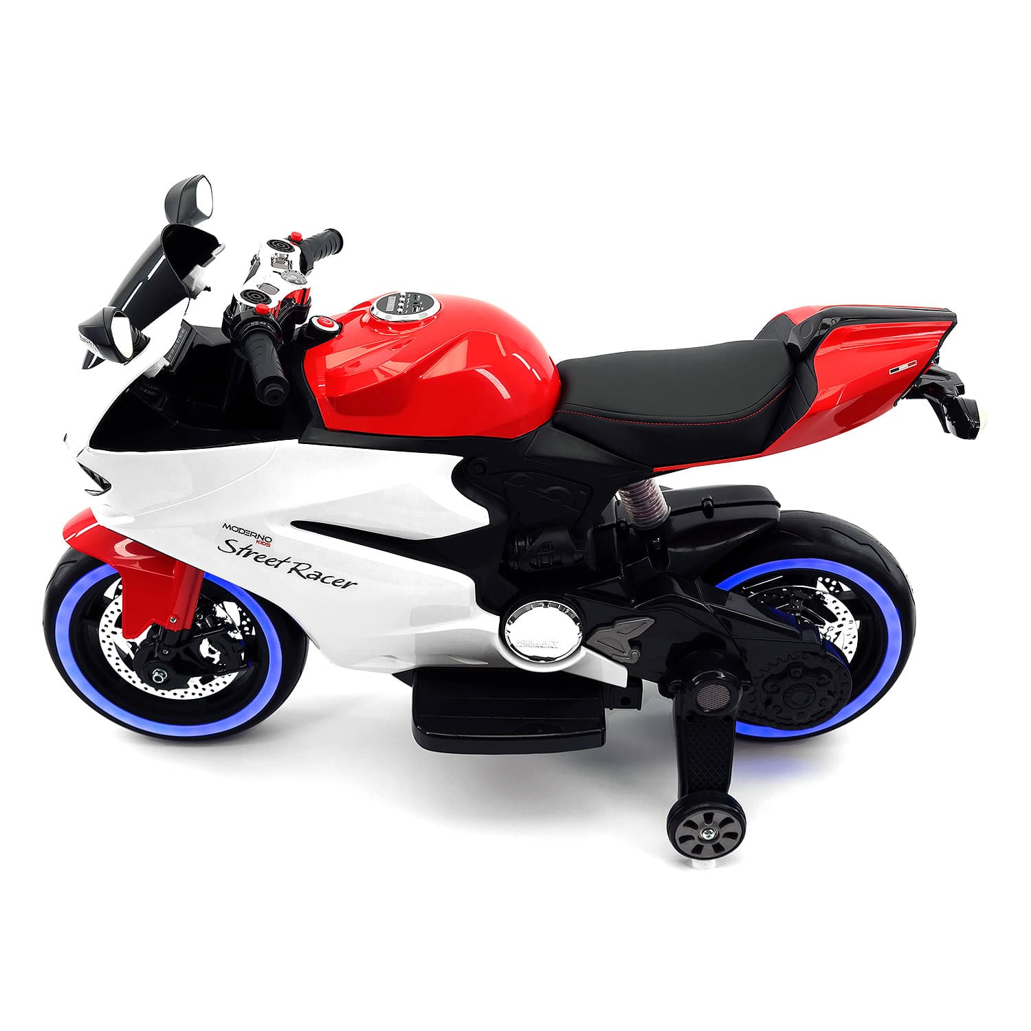 Street Racer 12V Electric Kids Ride-On Motorcycle | Red - The Little Big Store