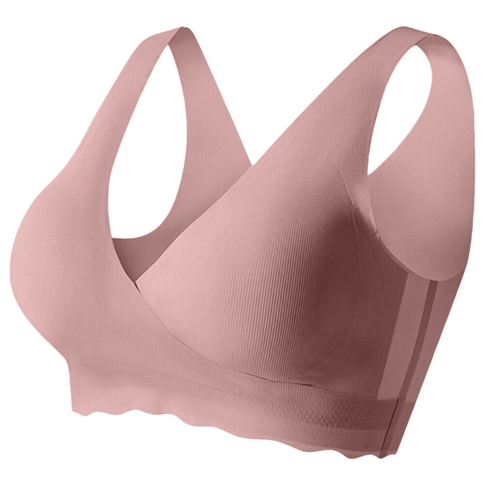 🤰 ComfiNest Seamless Maternity Bra 🌸 – Ultra-Soft, Supportive & Stretchy for Moms-to-Be