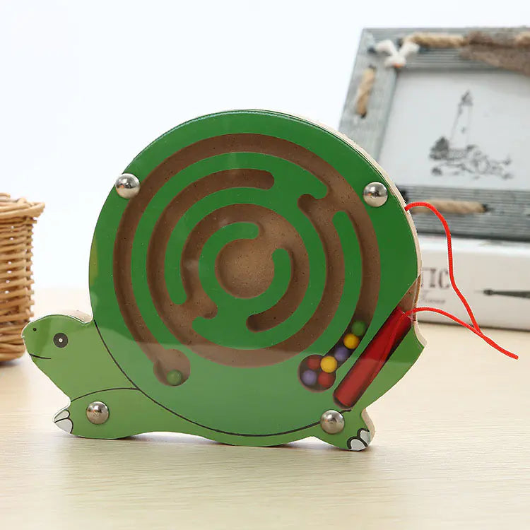🧲 Woodland Maze Quest – Magnetic Drawing Toy for Cognitive Skills! 🌲🎨