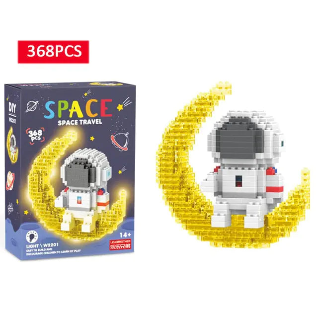 Toys Figure Astronaut Building Blocks Model - The Little Big Store