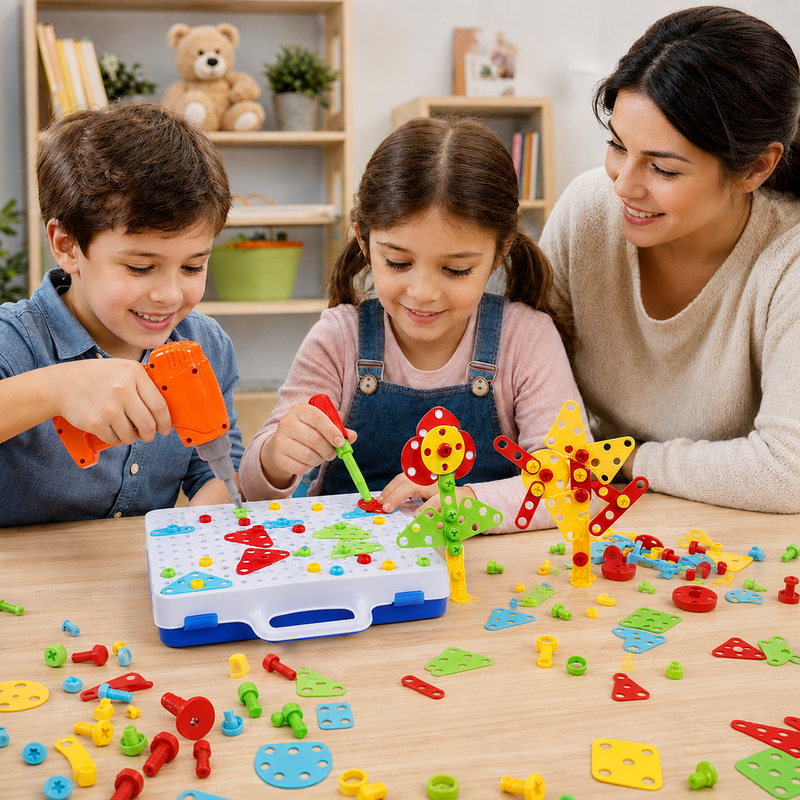 237-Piece STEM Drill Building Set