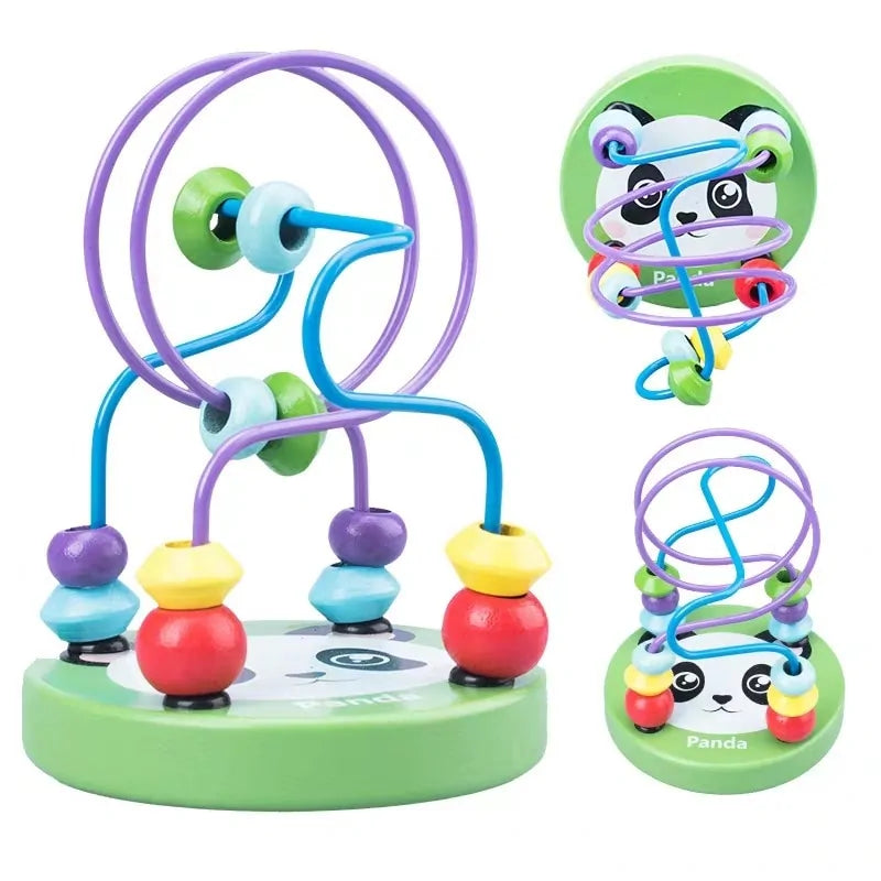 Baby Toy Wooden Roller Coaster - The Little Big Store
