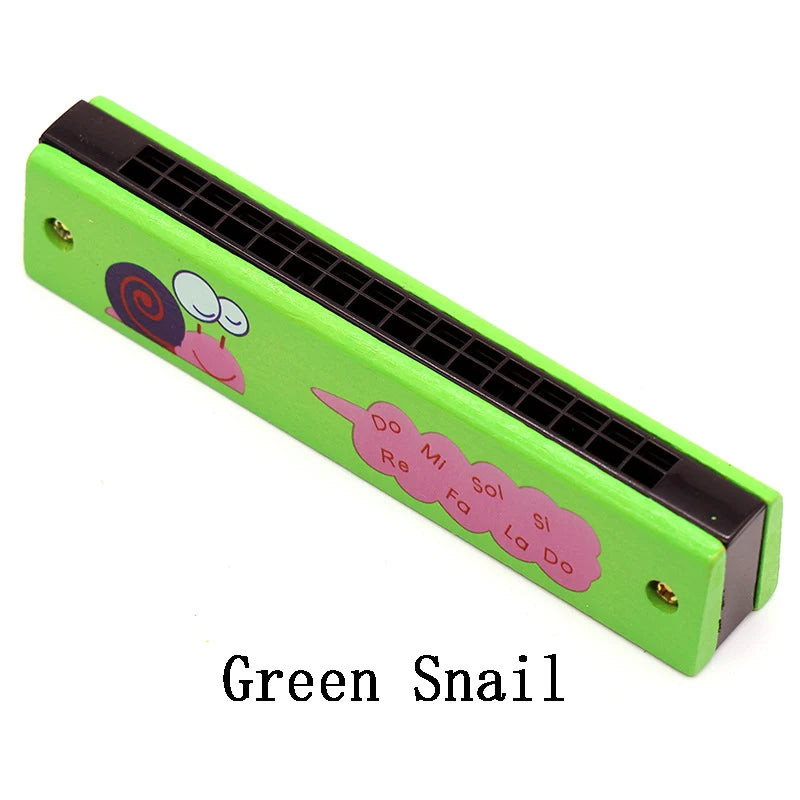 Children Wooden Harmonica Musical Instrument Toys Music Teaching Aids Puzzle Early Education Kindergarten Beginners TMZ - The Little Big Store