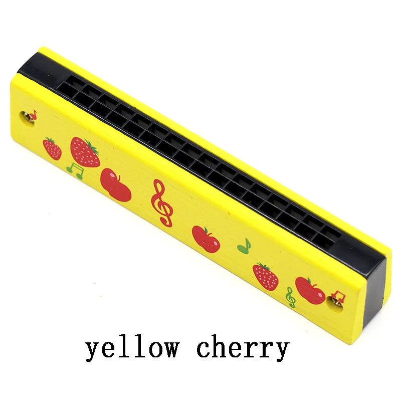 Children Wooden Harmonica Musical Instrument Toys Music Teaching Aids Puzzle Early Education Kindergarten Beginners TMZ - The Little Big Store