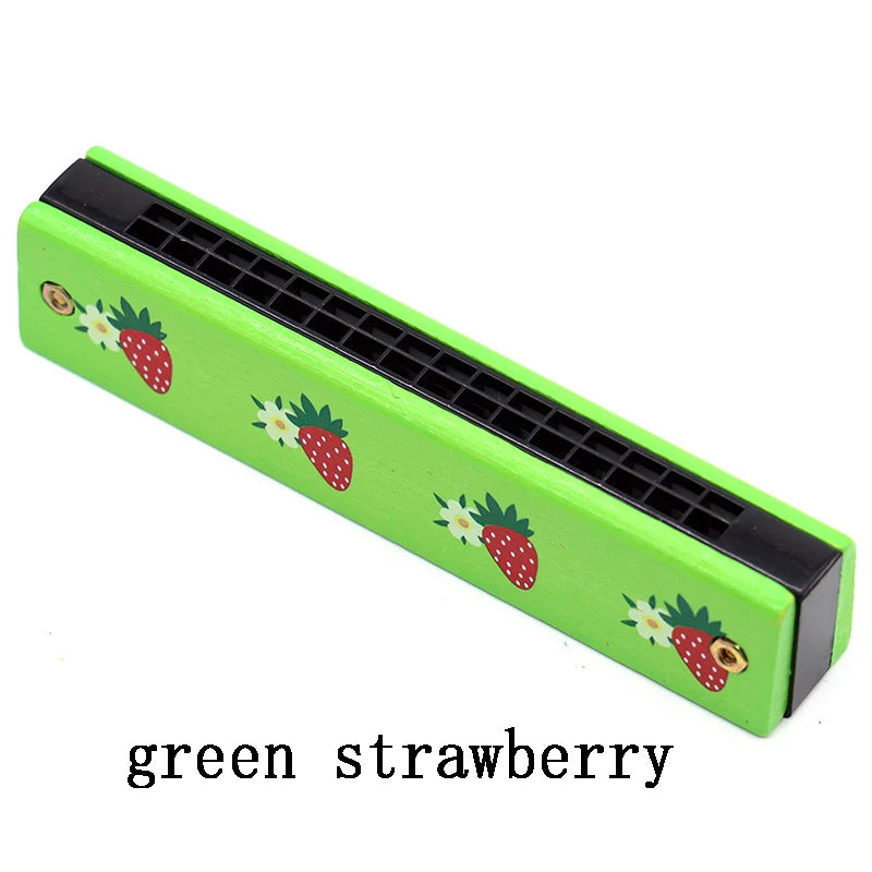 Children Wooden Harmonica Musical Instrument Toys Music Teaching Aids Puzzle Early Education Kindergarten Beginners TMZ - The Little Big Store