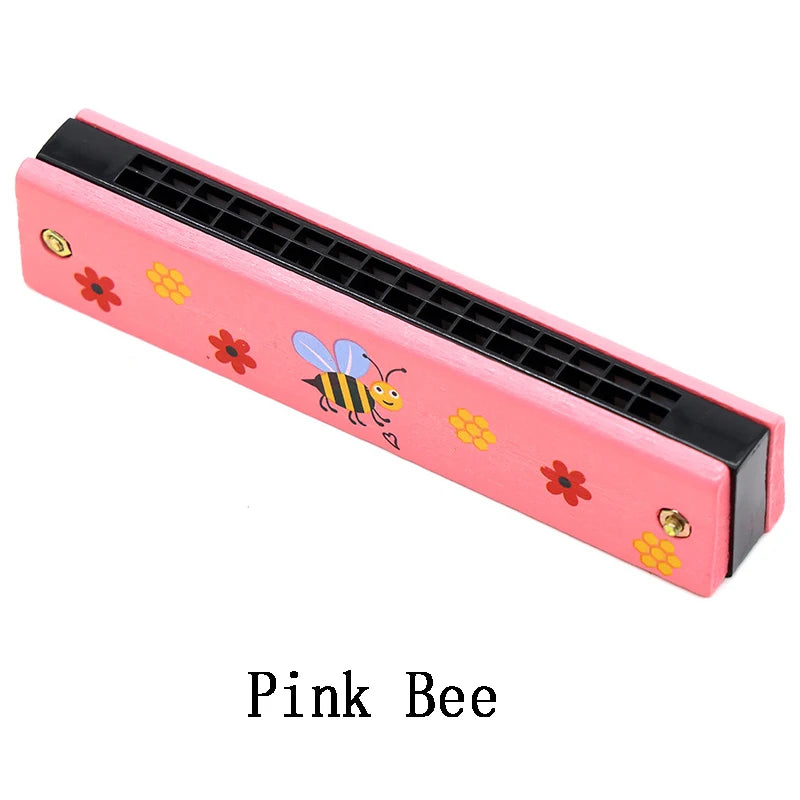 Children Wooden Harmonica Musical Instrument Toys Music Teaching Aids Puzzle Early Education Kindergarten Beginners TMZ - The Little Big Store