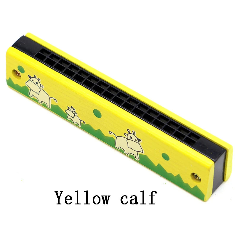 Children Wooden Harmonica Musical Instrument Toys Music Teaching Aids Puzzle Early Education Kindergarten Beginners TMZ - The Little Big Store