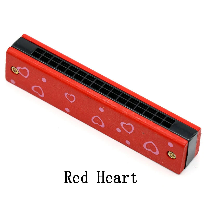 Children Wooden Harmonica Musical Instrument Toys Music Teaching Aids Puzzle Early Education Kindergarten Beginners TMZ - The Little Big Store