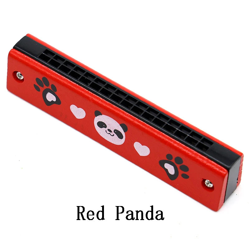 Children Wooden Harmonica Musical Instrument Toys Music Teaching Aids Puzzle Early Education Kindergarten Beginners TMZ - The Little Big Store