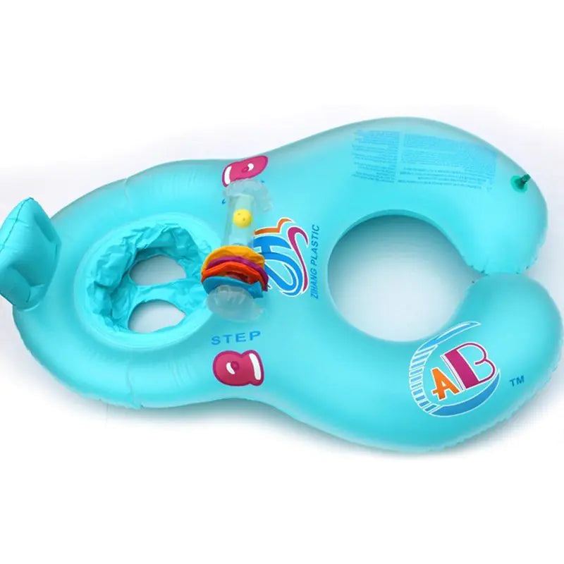 👩👧👦 FloatTogether™ Duo Ring – Mother-Child Swim Float for Family Fun 💦☀️