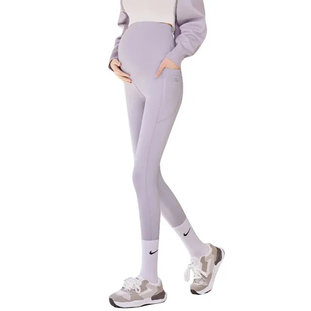 Maternity Leggings Adjustable Waist - The Little Big Store