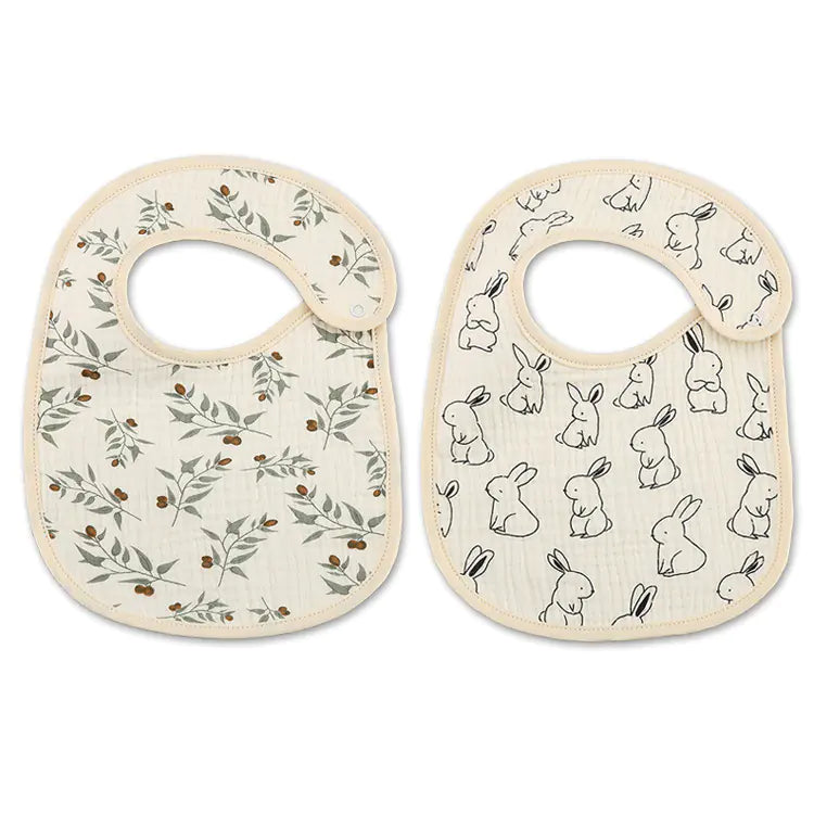 Thin Kids' Bib - Pure Cotton Waterproof Gauze Towel