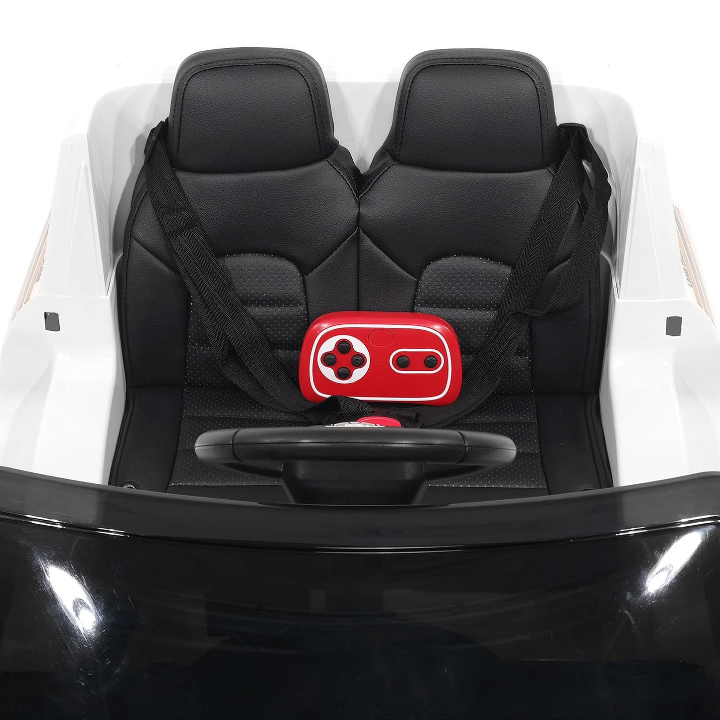 Toyota Land Cruiser 12V Kids Ride-On Car with R/C Parental Remote | Black - The Little Big Store