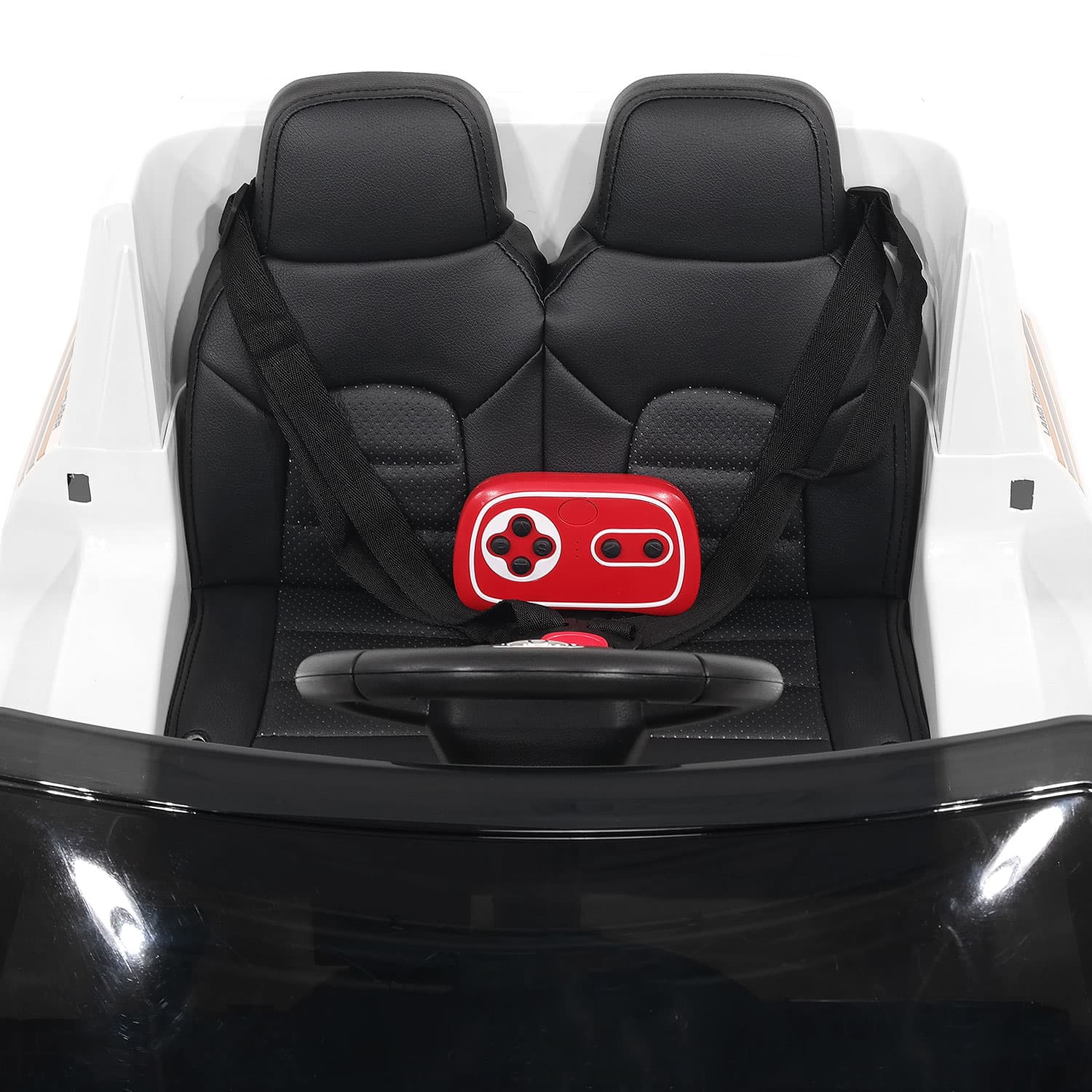 Toyota Land Cruiser 12V Kids Ride-On Car with R/C Parental Remote | Black - The Little Big Store