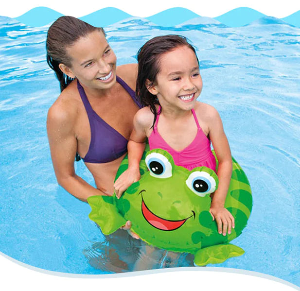 🐸🐧 FloatieBuddies™ by INTEX – Cute Frog & Penguin Swim Rings for Kids (Ages 3–6) 🏊♂️🌞