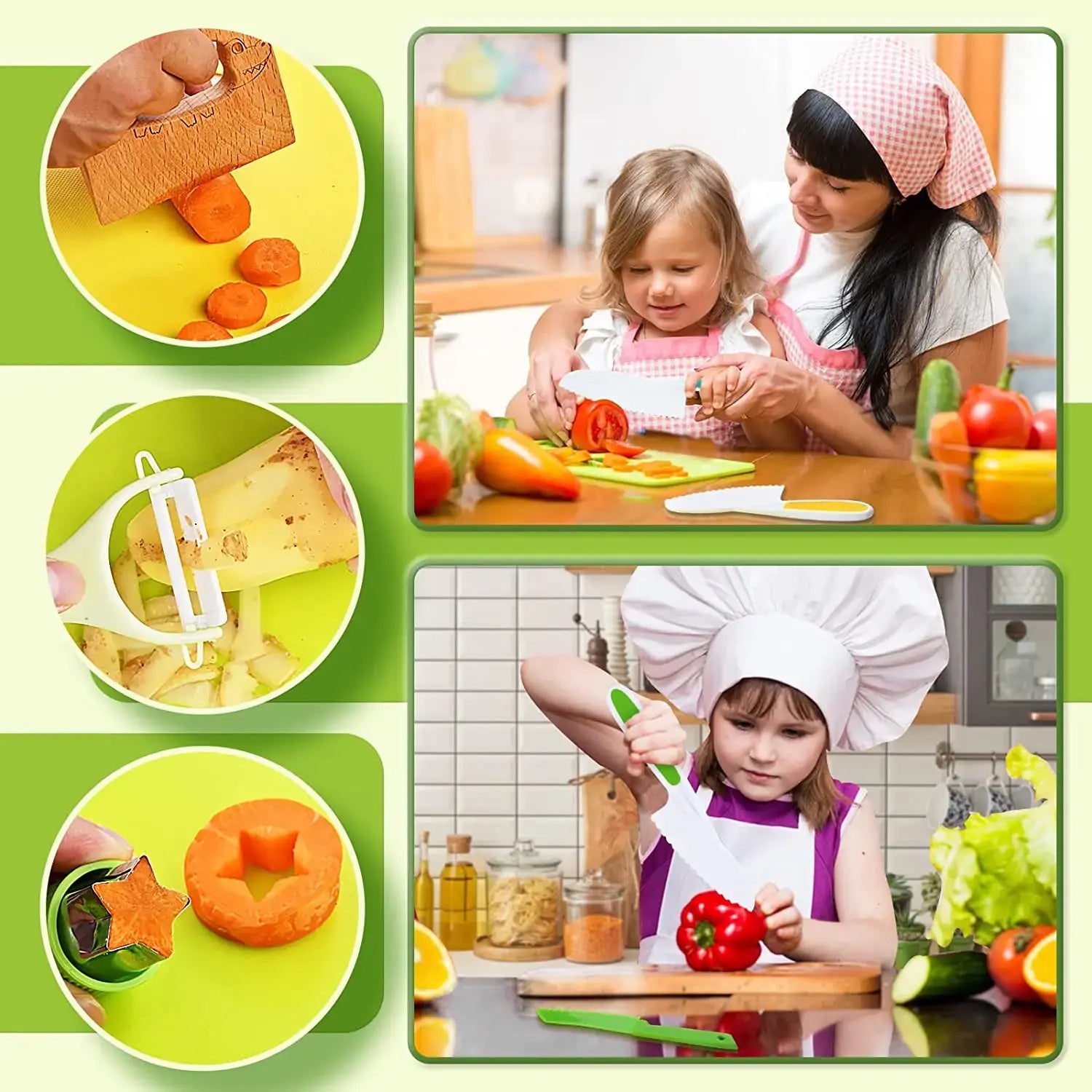 Montessori Cooking Tools 13pcs - The Little Big Store