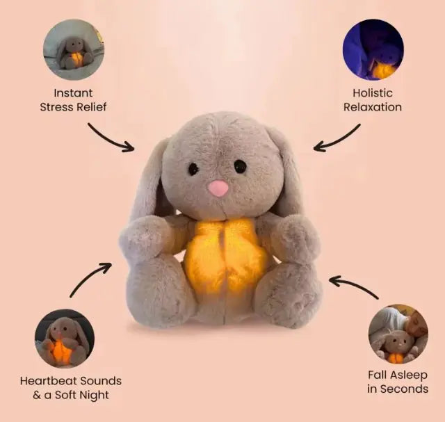 Rabbit Sensory Plush Toy - The Little Big Store