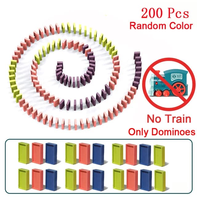 Kids Automatic Domino Train - The Little Big Store