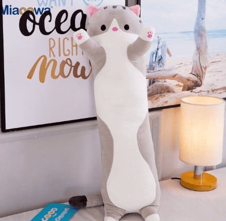 🐾 130cm Long Cat Pillow – Purr-fectly Soft, Lovably Long! 💗