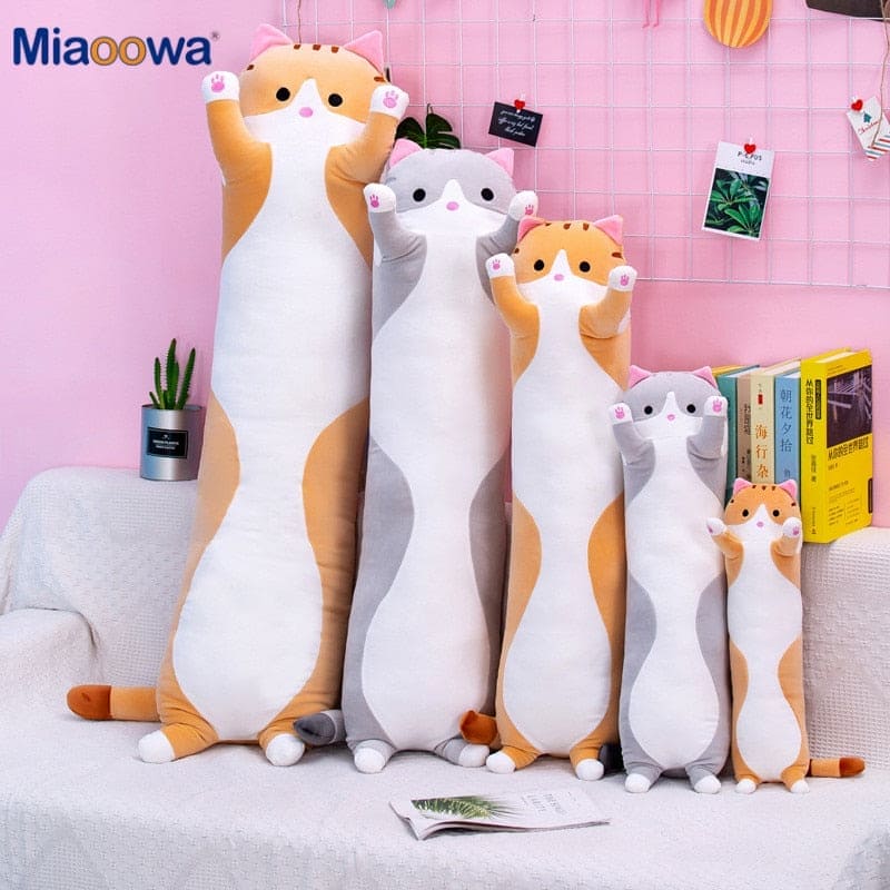 🐾 130cm Long Cat Pillow – Purr-fectly Soft, Lovably Long! 💗