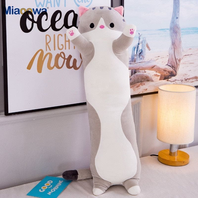 🐾 130cm Long Cat Pillow – Purr-fectly Soft, Lovably Long! 💗