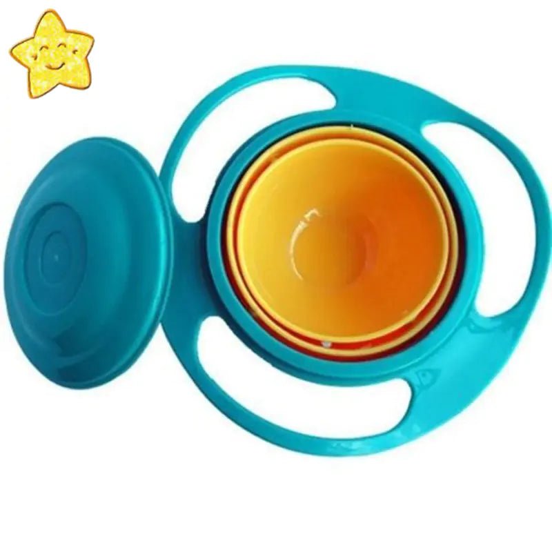 360° Universal Spill-Proof Bowl: Mealtime Magic in Every Spin!