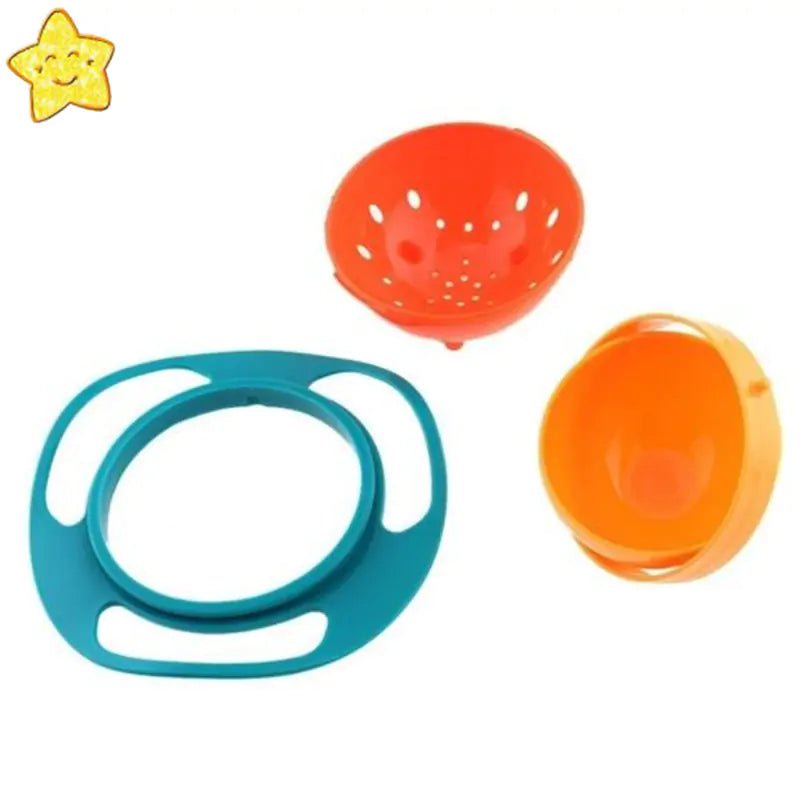 360° Universal Spill-Proof Bowl: Mealtime Magic in Every Spin!