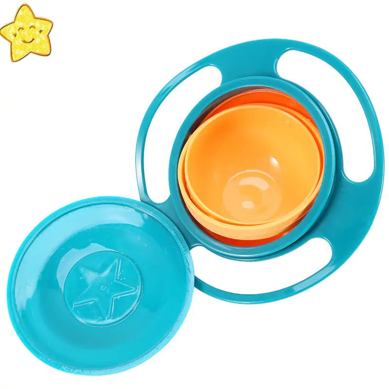 360° Universal Spill-Proof Bowl: Mealtime Magic in Every Spin!