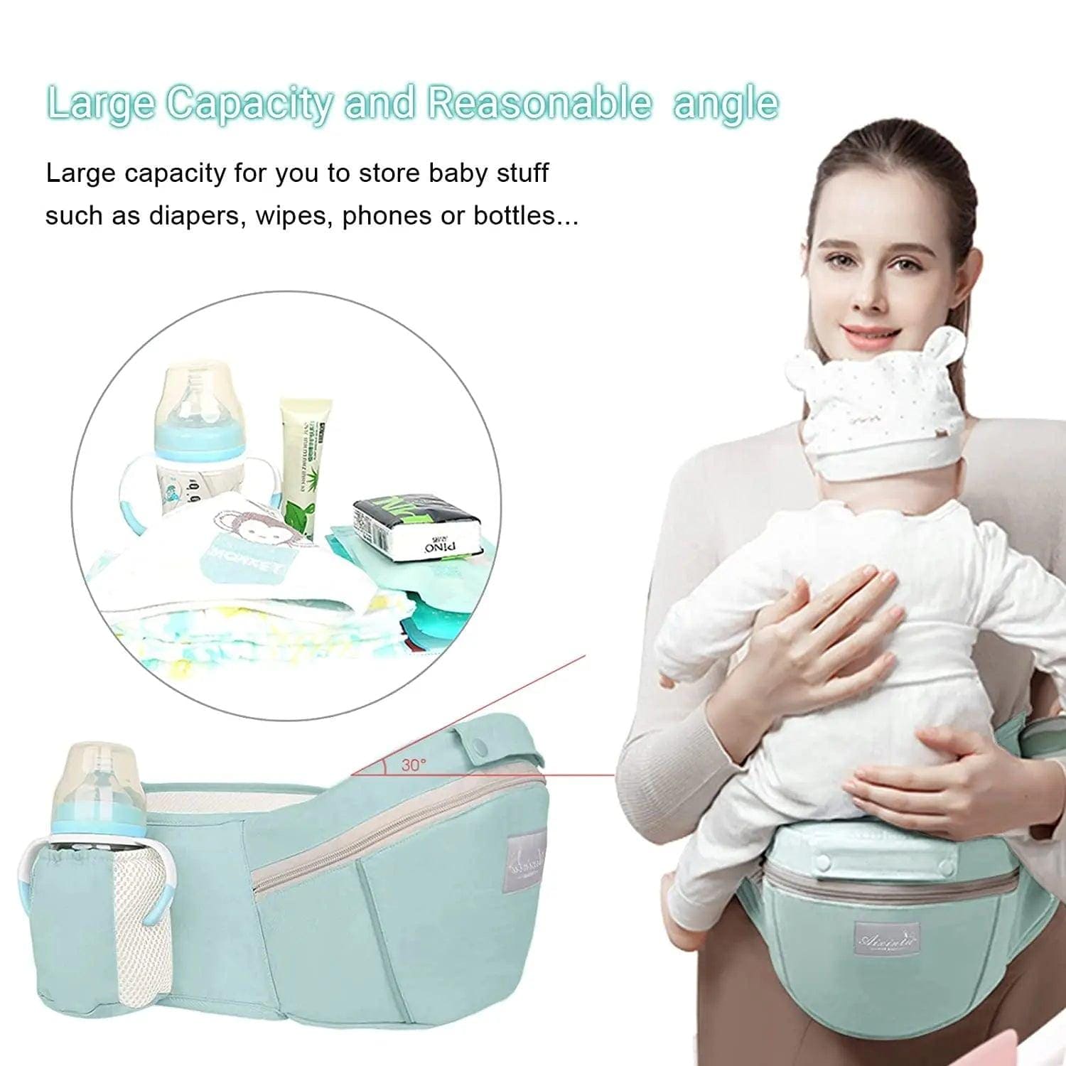 🤱 CarryJoy™ – 9-in-1 Baby Carrier for Comfort, Style & Bonding 👶💞