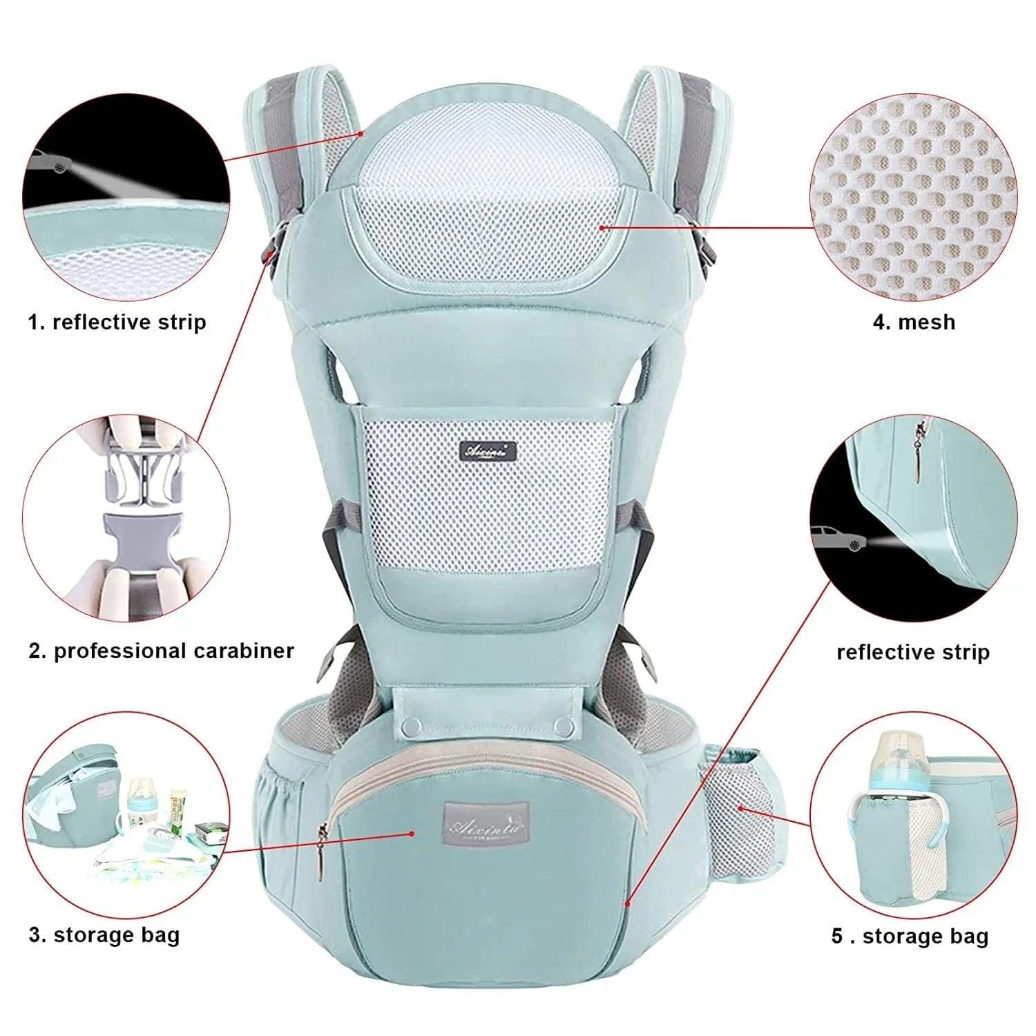 🤱 CarryJoy™ – 9-in-1 Baby Carrier for Comfort, Style & Bonding 👶💞