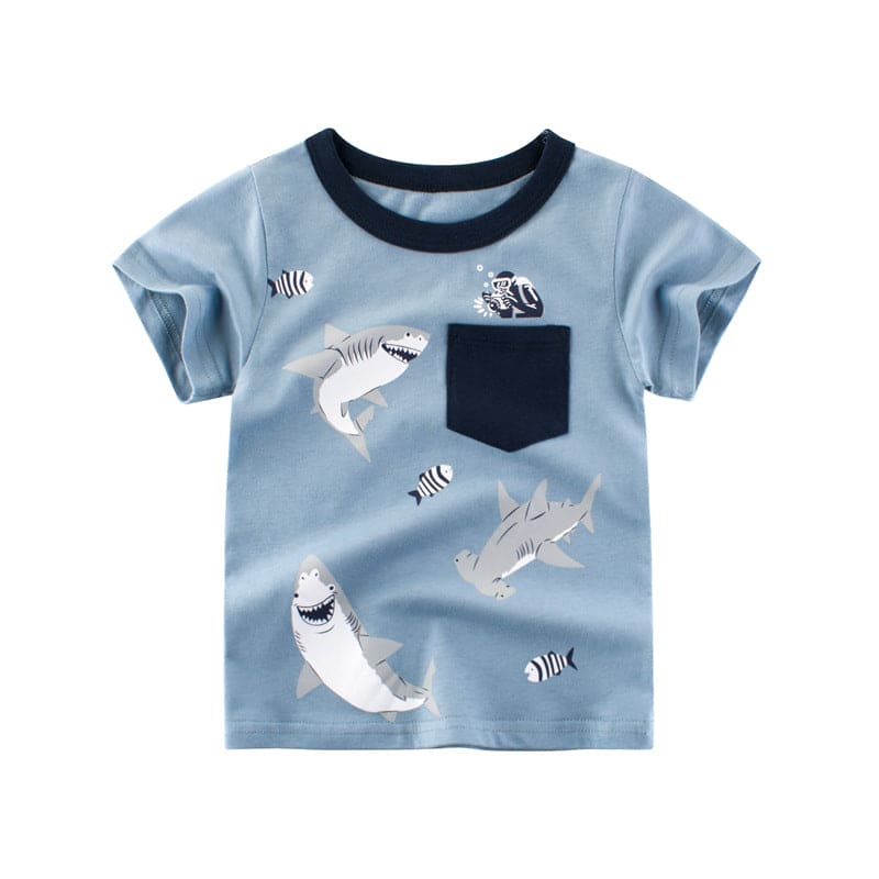 Whimsy Wonderland: Kids' Cartoon Charisma Unleashed! Adorable Tees for a Splash of Playful Fun - The Little Big Store