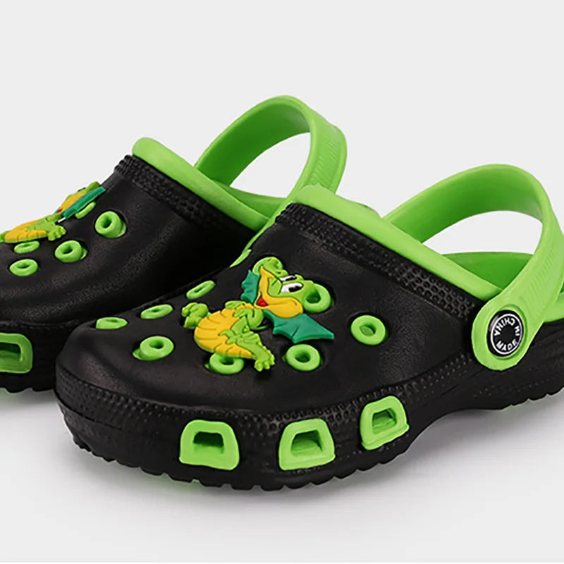 🌈 HappySteps™ Cartoon Kids Clogs – Colorful Slip-On Summer Sandals (EUR 24–35) 👟☀️