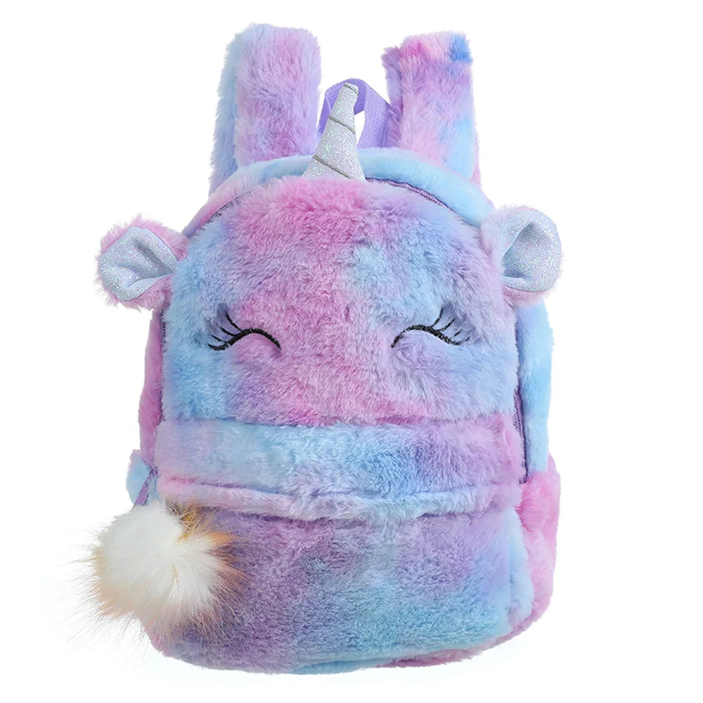 Unicorn Dreams: Magical Plush Fur Backpacks š¦šāØ - The Little Big Store
