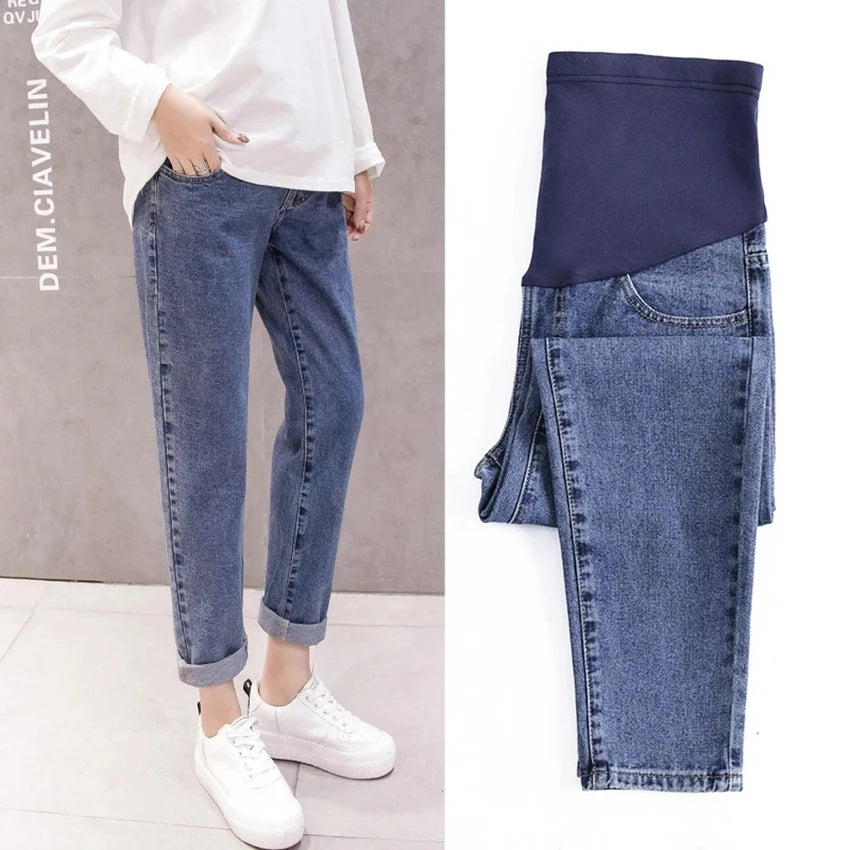 š Step into comfort and style with our Pregnancy Abdominal Jeans! š¤°š - The Little Big Store