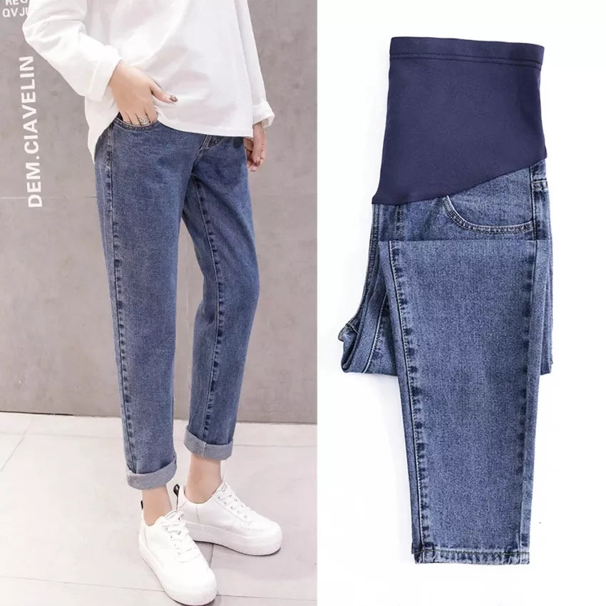 š Step into comfort and style with our Pregnancy Abdominal Jeans! š¤°š - The Little Big Store