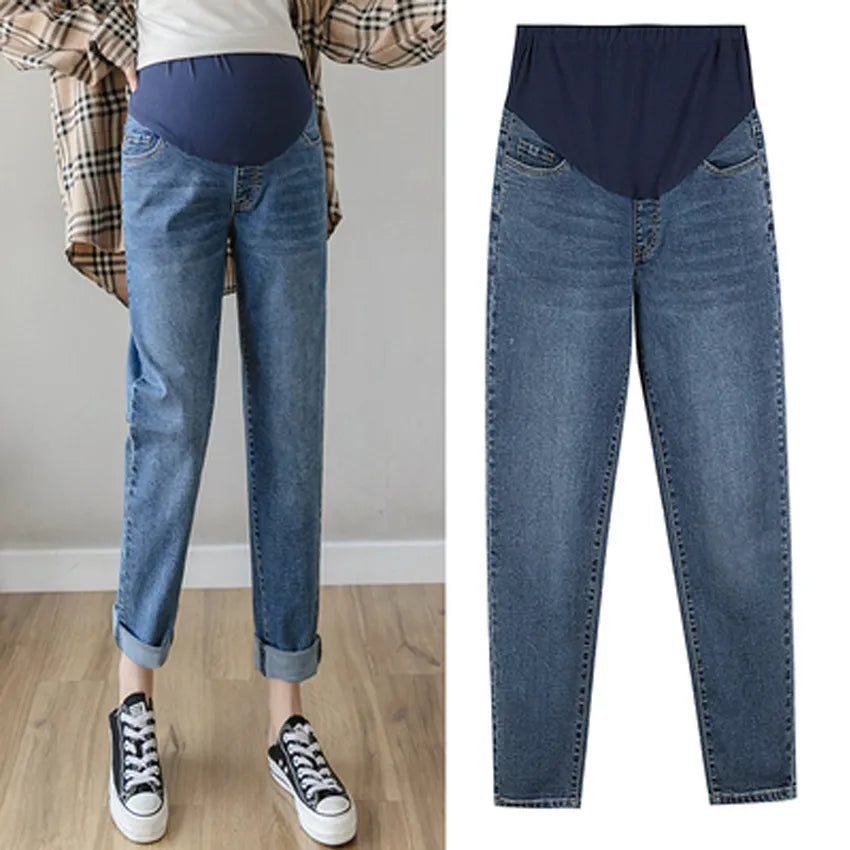 š Step into comfort and style with our Pregnancy Abdominal Jeans! š¤°š - The Little Big Store