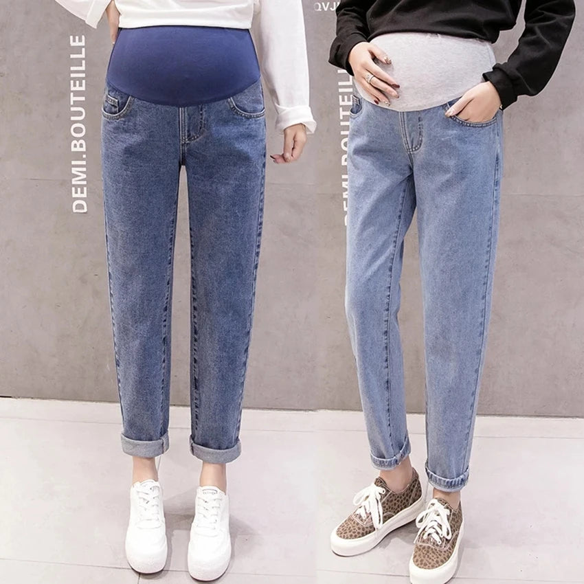 š Step into comfort and style with our Pregnancy Abdominal Jeans! š¤°š - The Little Big Store