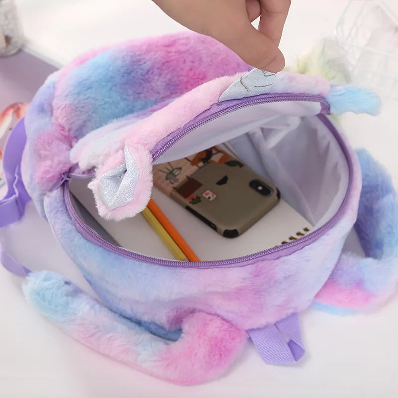 Unicorn Dreams: Magical Plush Fur Backpacks š¦šāØ - The Little Big Store
